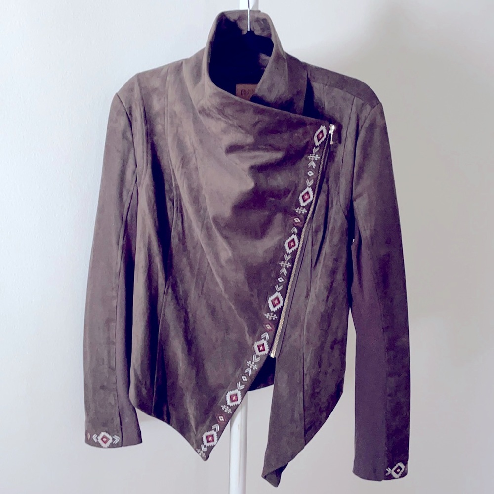 Green suede jacket - image 1